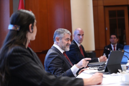 Hazine ve Maliye Bakanı Nebati'den ABD-Türkiye İş Konseyi temsilcileri ile toplantı