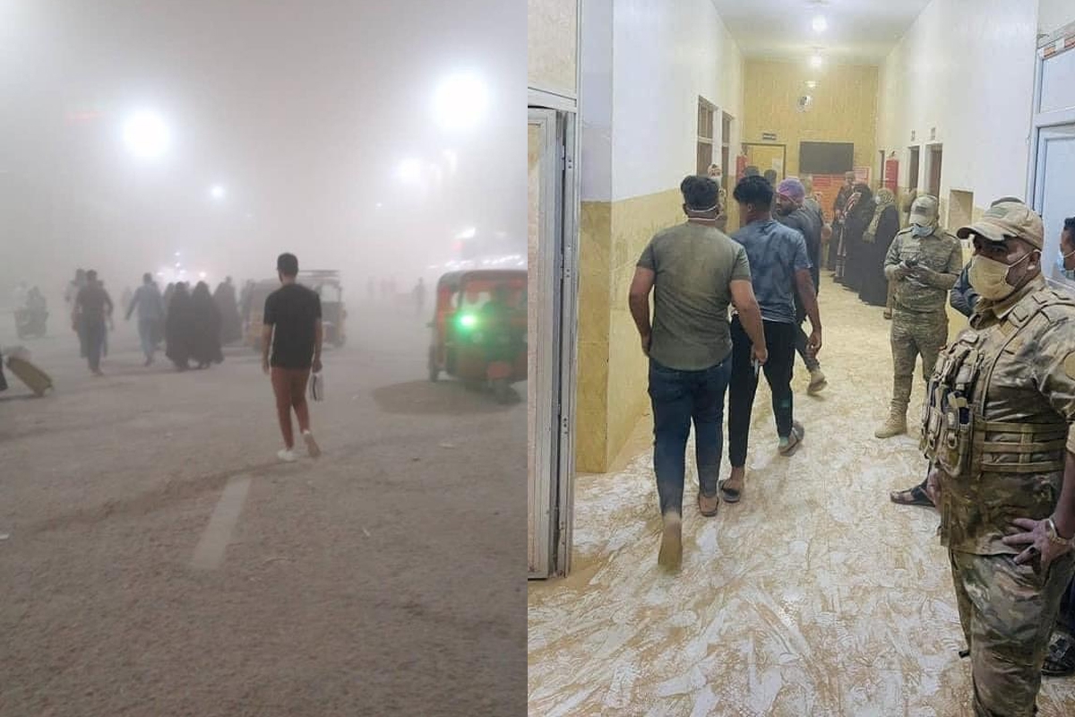 Irak'ı kum fırtınası vurdu, uçuşlar askıya alındı