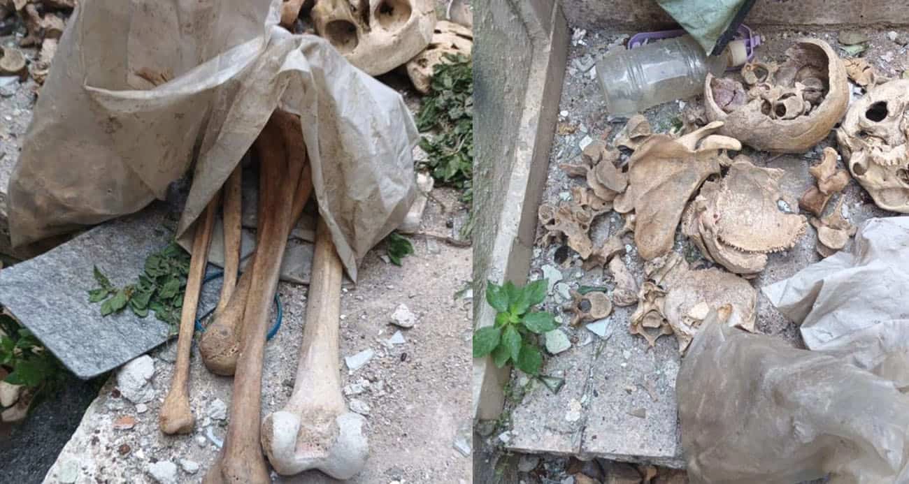 İzmir’de kentsel dönüşüme giren binanın kömürlüğünden 3 kişiye ait iskelet çıktı