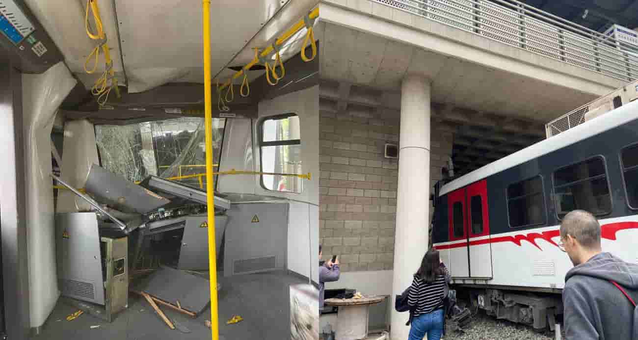 İzmir’de metro raydan çıkarak duvara çarptı! Bölgeye çok sayıda ekip sevk edildi