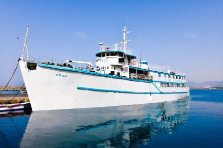 Kıbrıs'ın ilk yüzen gemi müzesi Girne Limanı'nda yerini aldı