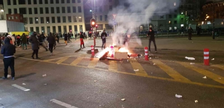 Maç sonrası Brüksel'de olaylar çıktı