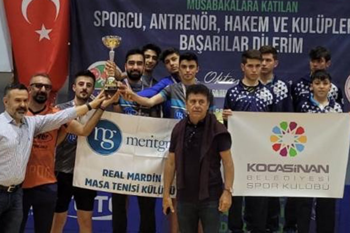 Masa tenisinde Mardin takımı Real Mardin 1. Lig'e yükseldi