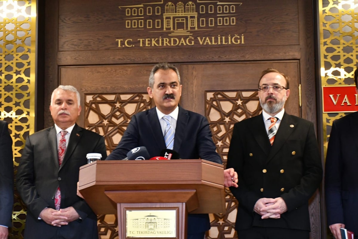 Milli Eğitim Bakanı Özer: 'Tekirdağ'daki yatırımı 2 milyar TL'ye çıkardık'
