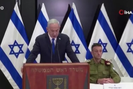 Netanyahu: 'Yapacağınız herhangi bir tırmanış, tarafımızdan ezici bir yanıtla karşılanacak'