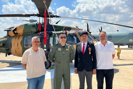 Oğlunun kullanırken şehit olduğu helikopteri gören babadan duygu dolu sözler