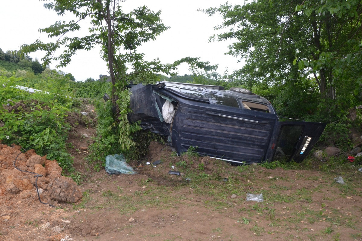 Ordu'da trafik kazası: 2 ölü, 2 yaralı