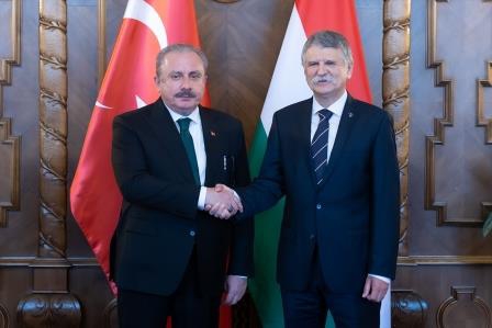 TBMM Başkanı Şentop, Macaristan Meclis Başkanı Köver'le görüştü